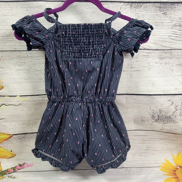 Pic Threads Girl's Cold Shoulder Romper Size S - Picture 9 of 9